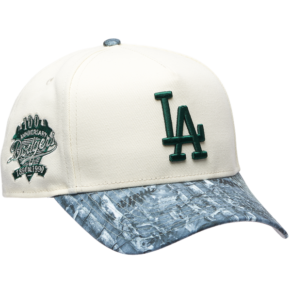 New Era Dodgers 9FORTY A-Frame Tonal RT Cap - Adult - Chrome/Olive Realtree - Image 3