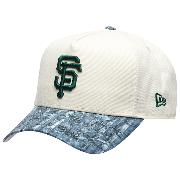 New Era Giants 9FORTY A-Frame Tonal RT Cap - Adult - Olive Realtree/Chrome