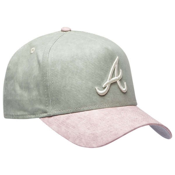 New Era Braves 940AF Washed Cap - Adult - Green/Purple - Image 3