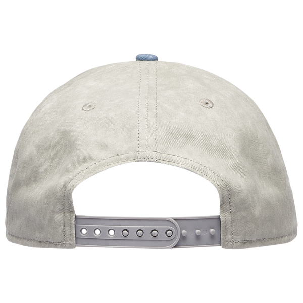 New Era Braves 9FORTY A-Frame Washed Cap - Adult - Grey/Navy - Image 4