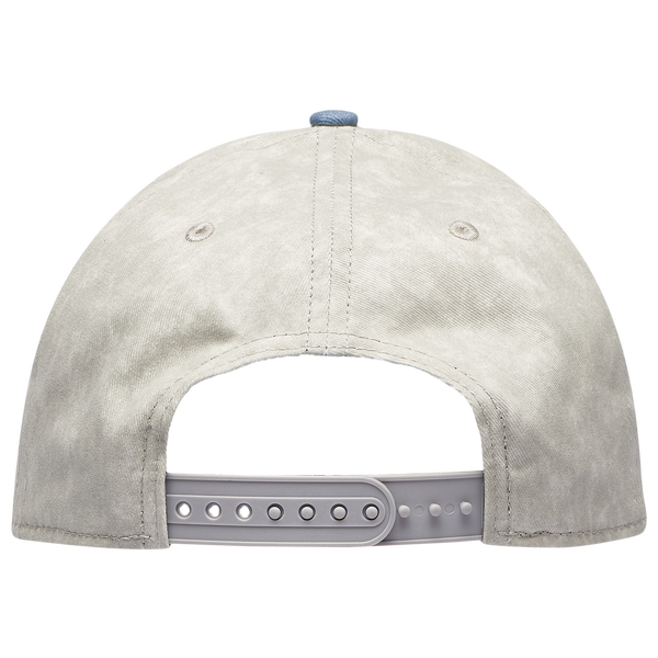 New Era Mets 9FORTY A-Frame Washed Cap - Adult - Grey/Navy - Image 4
