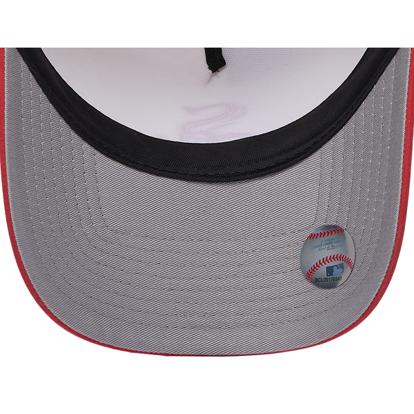 New Era White Sox 9FORTY A-Frame Suede Cap - Adult - Red/White - Image 5