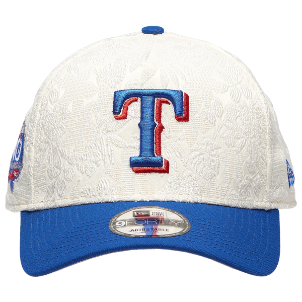 New Era Rangers 940AF Botanical Cap - Adult - White/Blue - Image 2