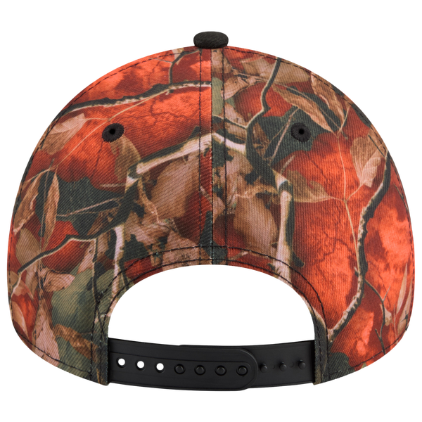 New Era Yankees 9FORTY A-Frame Leaves Cap - Adult - Orange/Multi - Image 4