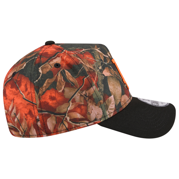 New Era Dodgers 9FORTY A-Frame Leaves Cap - Adult - Orange/Multi - Image 5