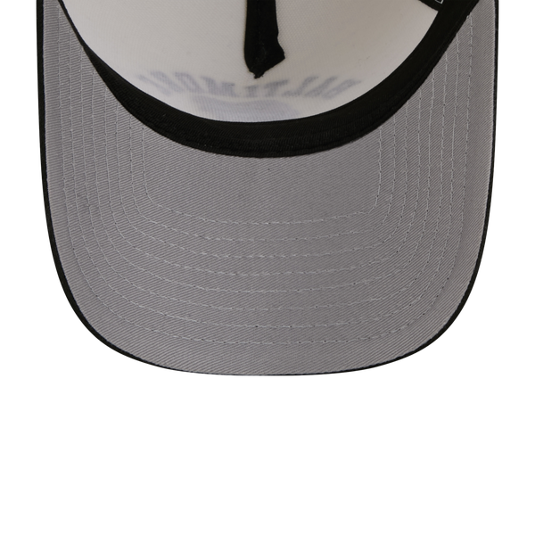 New Era Orioles 9FORTY A-Frame UPSD Arch Cap - Adult - White/Black - Image 7