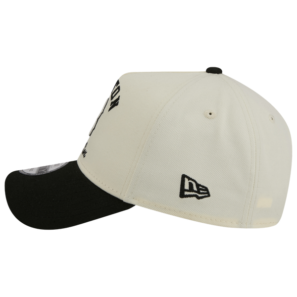 New Era Red Sox 9FORTY A-Frame UPSD Arch Cap - Adult - White/Black - Image 5