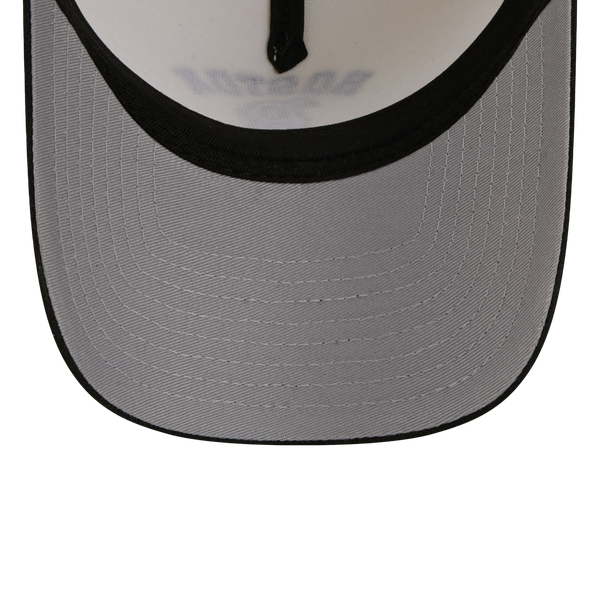 New Era Red Sox 9FORTY A-Frame UPSD Arch Cap - Adult - White/Black - Image 7