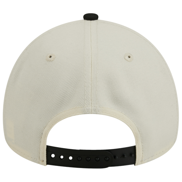New Era Pirates 9FORTY A-Frame UPSD Arch Cap - Adult - White/Black - Image 4