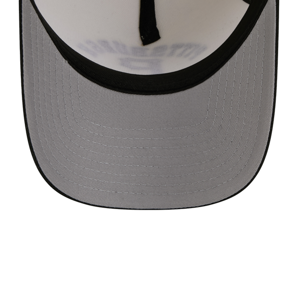 New Era Pirates 9FORTY A-Frame UPSD Arch Cap - Adult - White/Black - Image 7