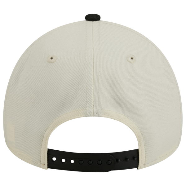 New Era Phillies 9FORTY A-Frame UPSD Arch Cap - Adult - Black/White - Image 4