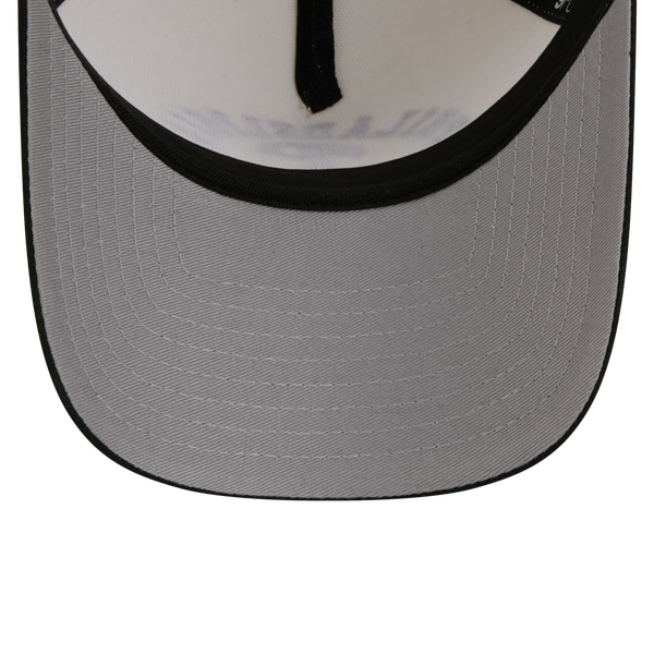 New Era Phillies 9FORTY A-Frame UPSD Arch Cap - Adult - Black/White - Image 7