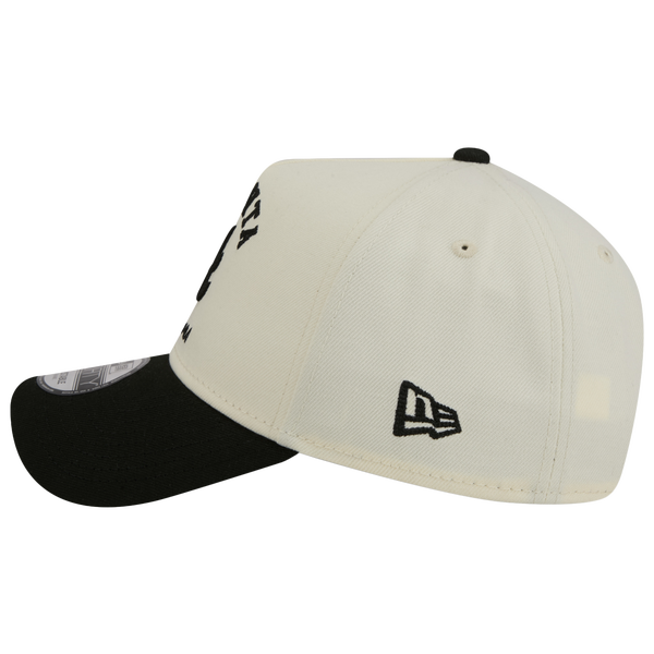 New Era Braves 9FORTY A-Frame Arch Cap - Adult - White/Black - Image 5