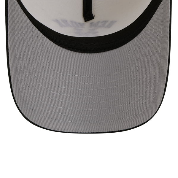 New Era Mets 9FORTY A-Frame UPSD Arch Cap - Adult - White/Black - Image 7