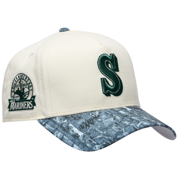 New Era Mariners 9FORTY A-Frame Tonal Realtree Cap - Adult - Chrome/Olive/Multi - Image 3