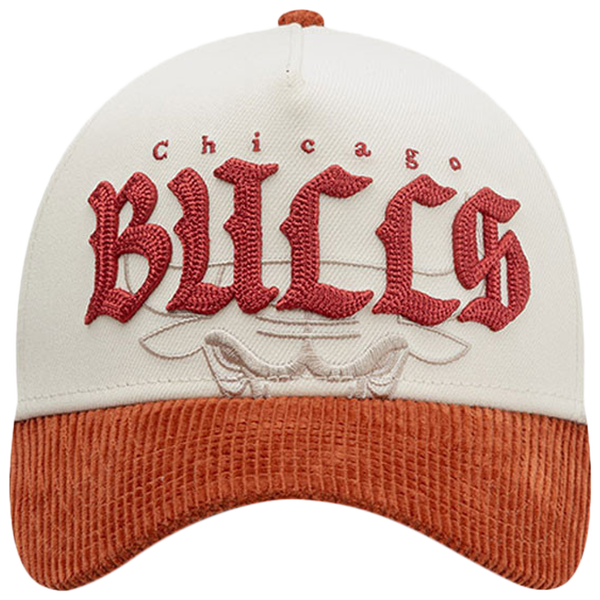 New Era Bulls 940AF Old English Energy Cap - Adult - White/Red - Image 2