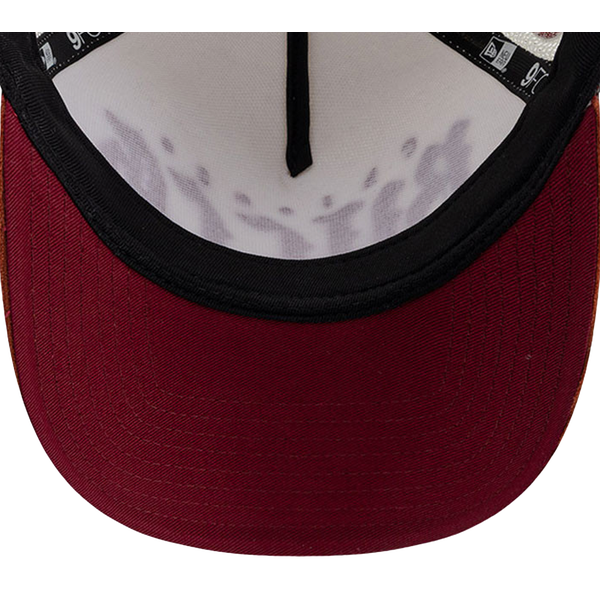 New Era Bulls 940AF Old English Energy Cap - Adult - White/Red - Image 6