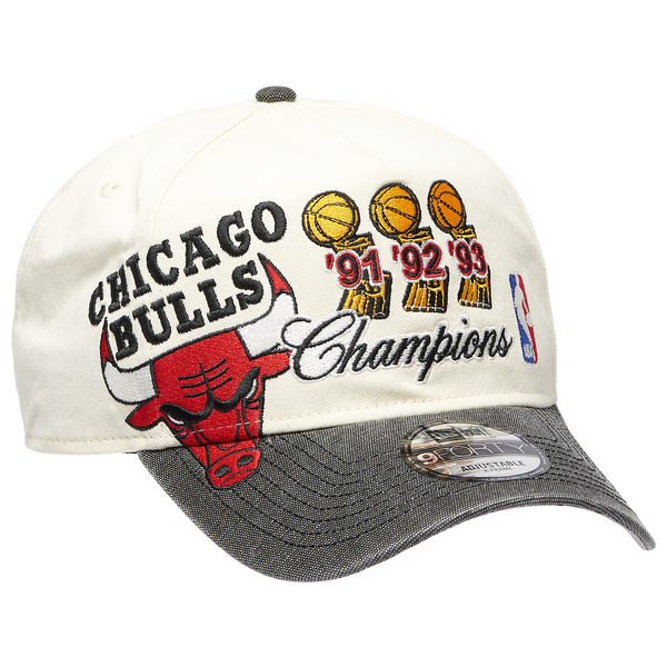 New Era Bulls 940 A Frame HWC Trophy Cap - Adult - White/Black - Image 3