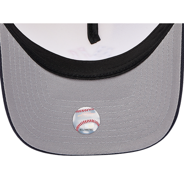 New Era Yankees 940 A Frame American Stars Cap - Adult - White/Navy - Image 5