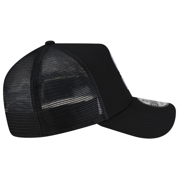 New Era Marieners 940AF Script Trucker Cap - Adult - Black - Image 4