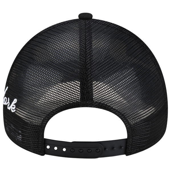 New Era Yankees 940AF Script Trucker Cap - Adult - Black - Image 5