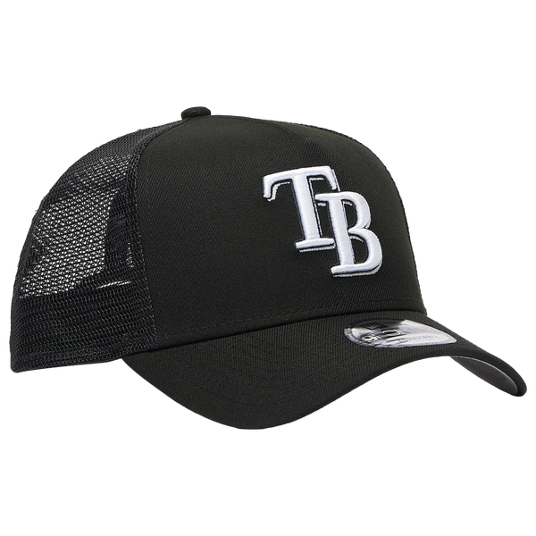 New Era Rays 940AF Script Trucker Cap - Adult - Black - Image 3