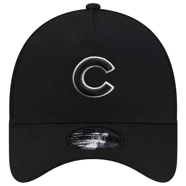 New Era Cubs 940AF Script Trucker Cap - Adult - Black - Image 2
