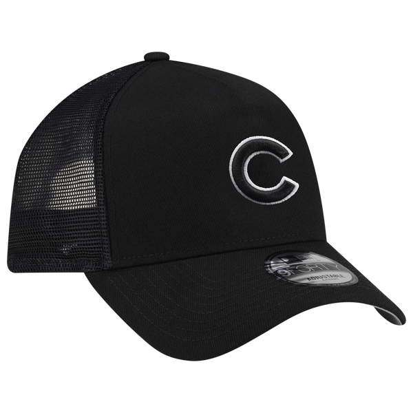 New Era Cubs 940AF Script Trucker Cap - Adult - Black - Image 3
