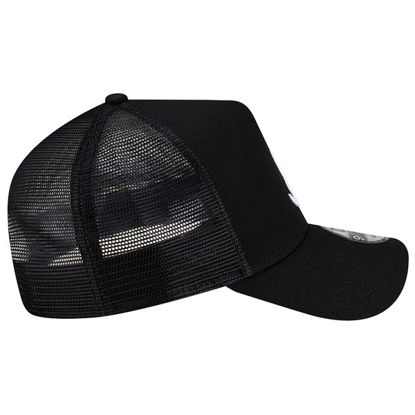 New Era Braves 940AF Script Trucker Cap - Adult - Black - Image 5