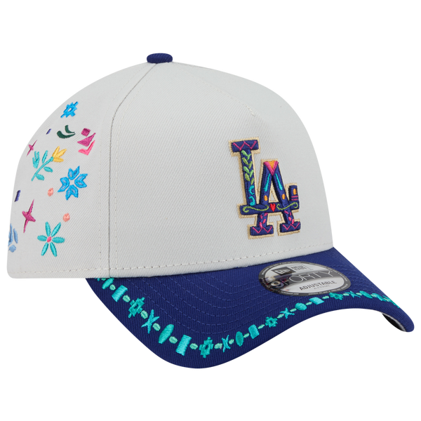 New Era Dodgers 9FORTY A-Frame Heritage Cap - Adult - Multi/Navy - Image 3
