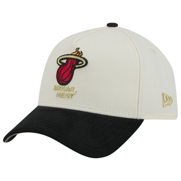 New Era NBA 940 A-Frame Suede HWC Cap - Adult - Chrome/Black Chrome