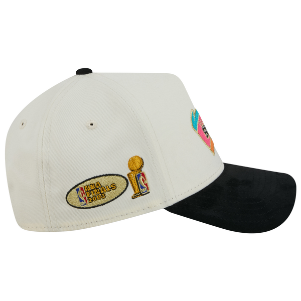 New Era NBA 940 A-Frame Suede HWC Cap - Adult - Chrome/Black Chrome - Image 5