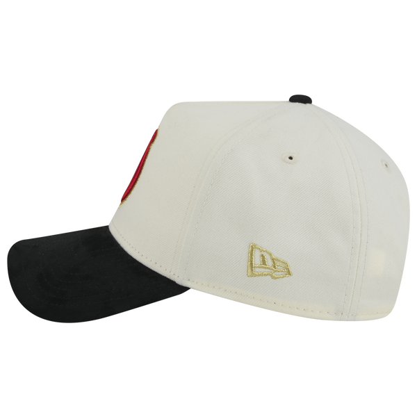 New Era NBA 940 A-Frame Suede HWC Cap - Adult - Chrome/Black Chrome - Image 6