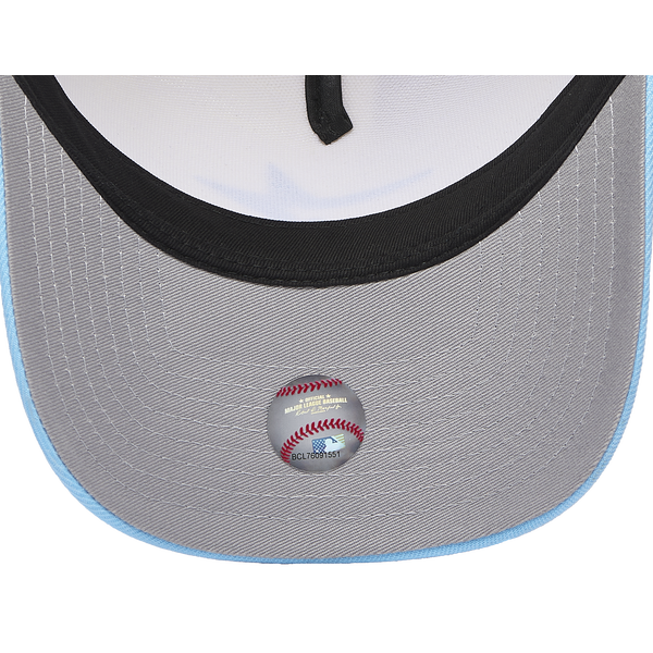 New Era MLB 940 A-Frame Metallic SP Cap - Adult - White/Blue - Image 5