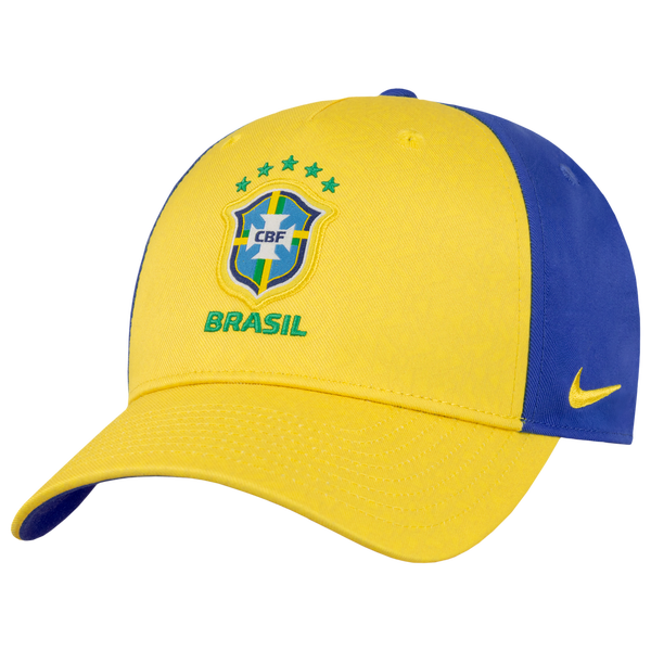 Nike Brasil World Cup '26 Trucker Cap - Adult - Yellow/Blue