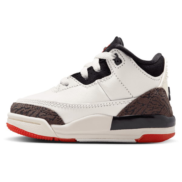 Jordan Retro 3 - Boys' Toddler - White/Black/Tan - Image 2