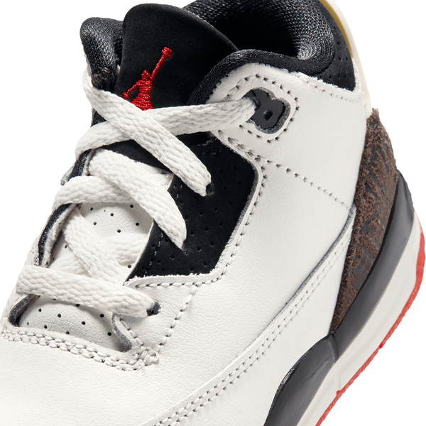 Jordan Retro 3 - Boys' Toddler - White/Black/Tan - Image 7