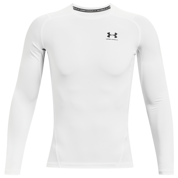 Under Armour HeatGear Armour Comp L/S T-Shirt - Men's - Black/White