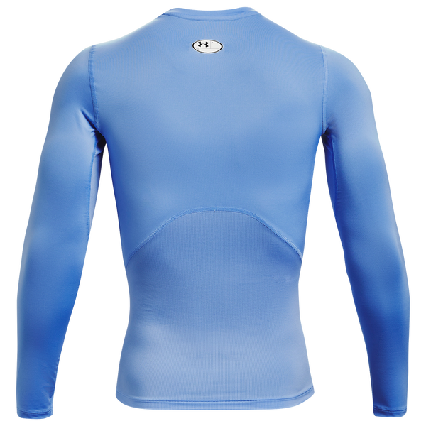 Under Armour HeatGear Armour Comp L/S T-Shirt - Men's - Carolina Blue/White - Image 4