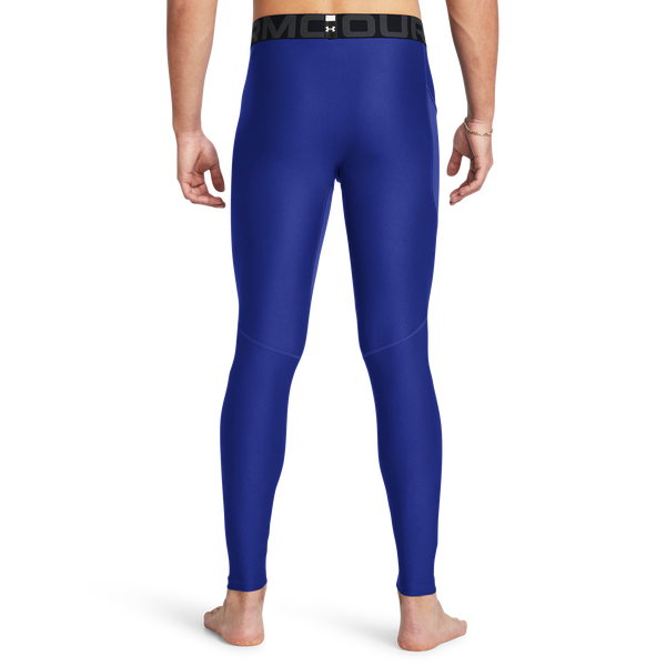 Under Armour HG Armour 2.0 Compression Tights - Men's - White/Royal - Image 2