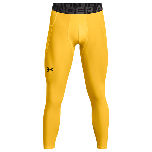 Under Armour HG Armour 2.0 Compression Tights - Men's - Taxi/Black - Image 3