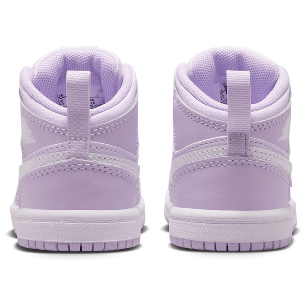 Jordan AJ 1 Mid - Girls' Toddler - Purple/White - Image 3