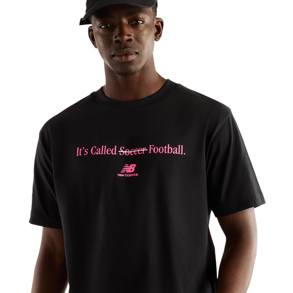 New Balance Football T-Shirt - Men's - Black/Black - Image 3