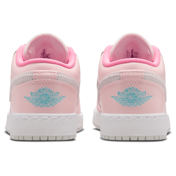Jordan Air Jordan 1 Low SE - Girls' Grade School - Orange/Pink/Blue - Image 3