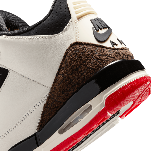Jordan Retro 3 - Boys' Grade School - Black/White/Tan - Image 8