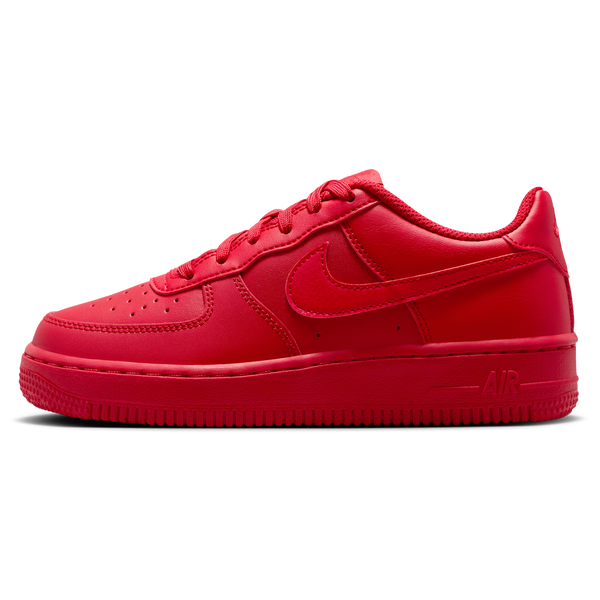 Nike Air Force 1 - Girls' Grade School - Red/Black - Image 2