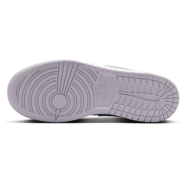 Jordan AJ 1 Low - Girls' Grade School - White/Barely Grape - Image 5