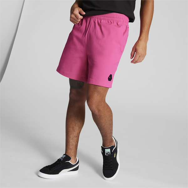 PUMA Tech Rudagon Woven 6" Shorts - Men's - Glowing Pink/Glowing Pink - Image 4