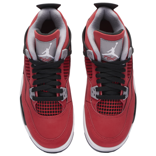 Jordan Retro 4 - Boys' Grade School - Red/White/Grey - Image 4