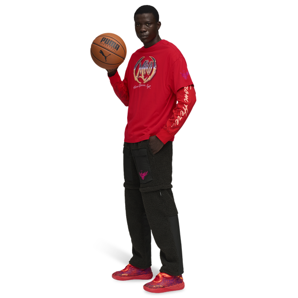 PUMA Lamelo Supernova T-Shirt - Men's - Puma Red - Image 5